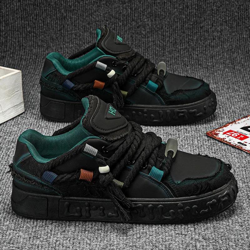 Herrenmode Sportschuhe Mann Graffiti Persönlichkeit Sneaker ausgefallen Skateboard Hip Hop Neuankömmling Designer Street Sneaker