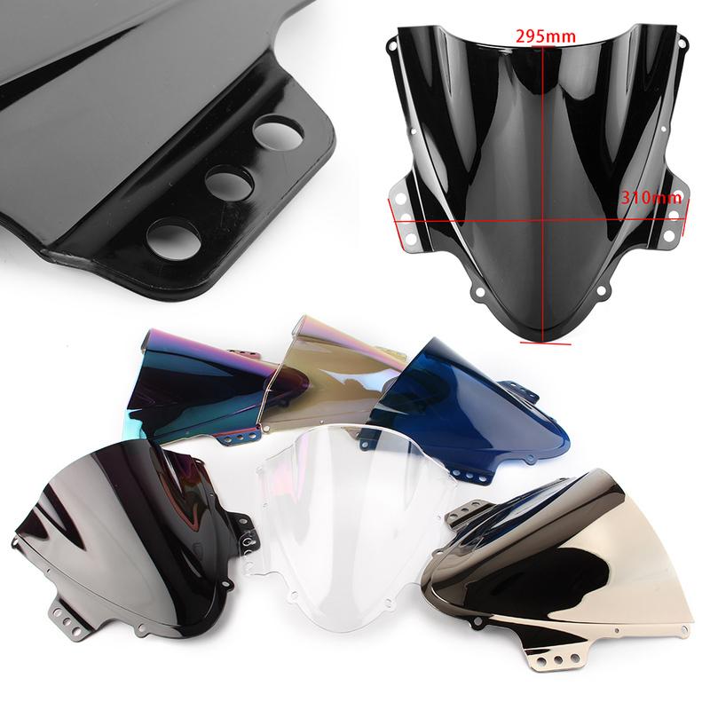For Suzuki GSXR1000 K5 2005 2006 Motorcycle Front Windshield Windscreen Windproof Protector ABS Plastic GSXR 1000 2005-2006