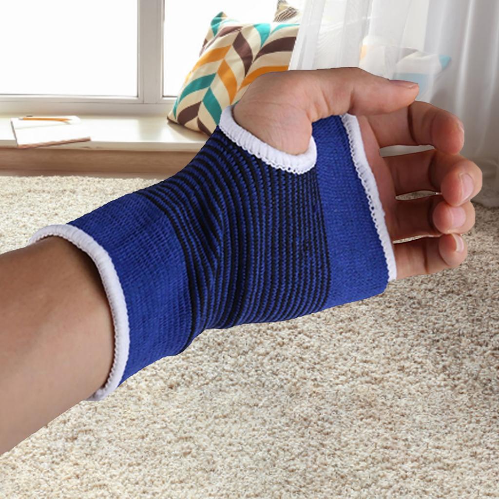 1/2 Par Handledsstöd Handledsstöd Elastiskt Stöd Ärm Sportbandage Gymhandskar