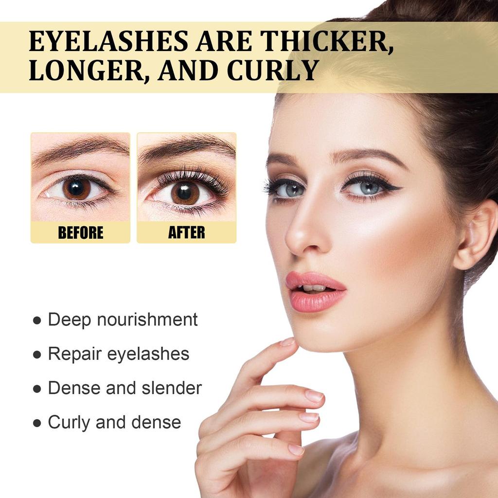 Brow Thickening Black Eyelash Curling Liquid Slim And Thick Mild Mascara Liquid Natural And Beautiful Moisturizing Curling Eye 3ml