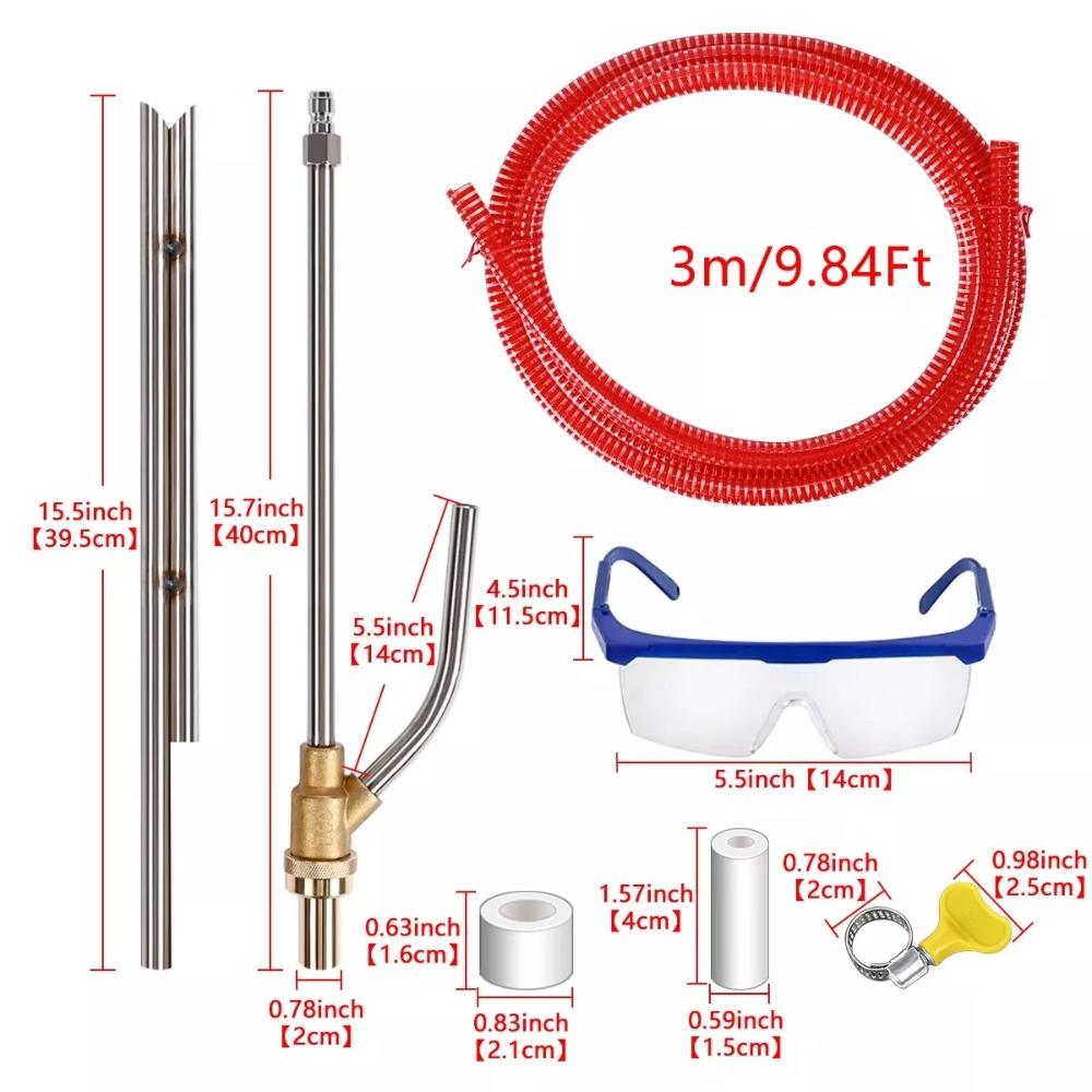 Quick Disconnect Pressure Washer Sandblasting Kit Wet Sand Blasters Kit  Removing Rust Graffiti