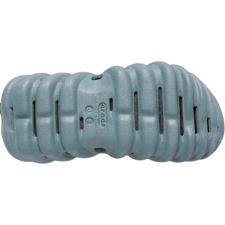 Crocs Kids  Echo Clog Comfortable Fashion Breathable Support Kids Clogs Blue Green Black 208190-3YO