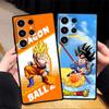 Hülle für Samsung Galaxy S10 S23 Ultra S22 Plus S21 S9 S25 Edge S24 FE S20 Rückseite Handyhülle Dragon Ball Goku Logo