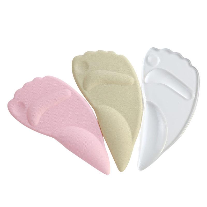 Silicone Half Size Forefoot Pad Anti Pain Flat Foot Support Non Slip Insole for Women High Heels