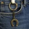 Convenient Metal Horseshoe Key Ring Featuring Clip Mechanism for Easy Key Attachment in Busy Lifestyles