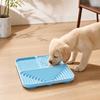 Silicone Pet Slow Feeder Lick with Strong Suction Cups - -Tip Square Dog Bowl