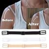 Women Non Slip Elastic Bra Strap Holder Adjustable Band Buckle Racer Back Clip