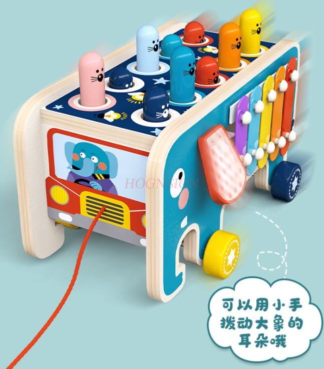 Large Ground Mouse Toy For Children'S Puzzle 1-3 Year Old Babies Hitting Mice