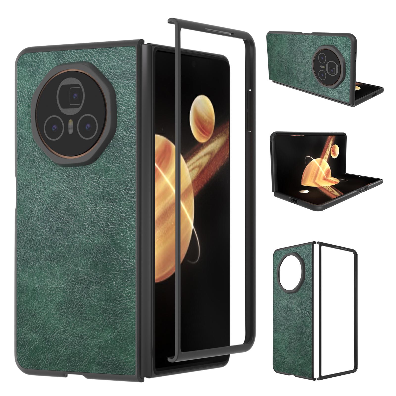 

Для Honor Magic V3 5G Чехол Текстура личи Кожа ПУ+ПК Чехол для телефона Green