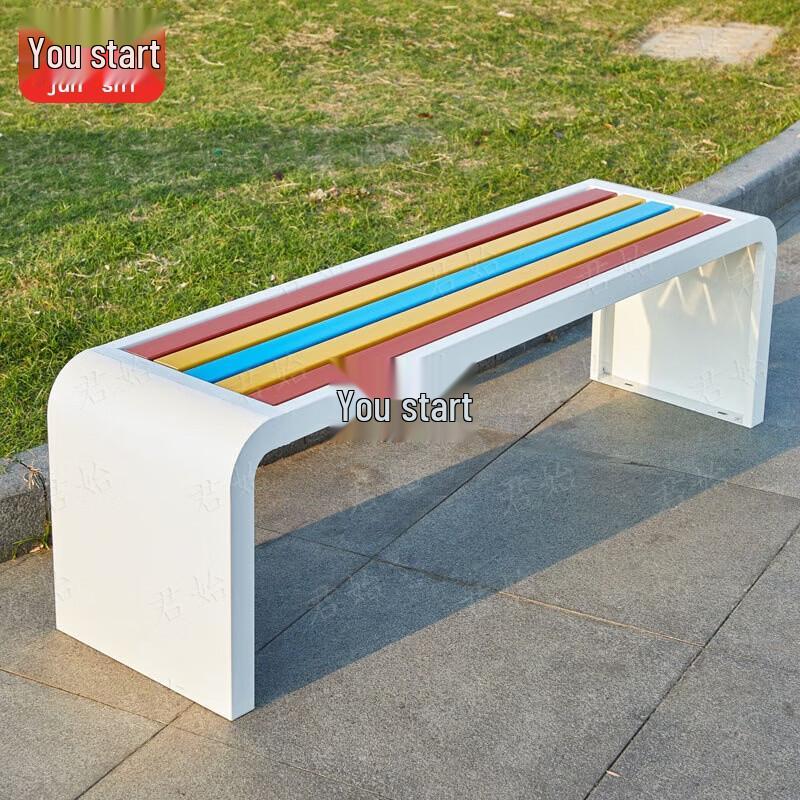Junshi Outdoor Stainless Steel Park Bench