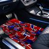 Montreal Canadiens pattern  Black Car Floor Mats Full Coverage All-Season Car Mats, XPE Non-Slip And Wear-Resistant Mats Suitable for SUV Interiors, T