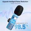 Wireless Lavalier Microphone Noise Cancelling Mini Clip Microphone for Podcasting Interviewing Vlogging Studio