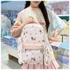 New high-value, fresh, sweet and cute puppy backpack, lightweight spring outing backpack for junior high school students