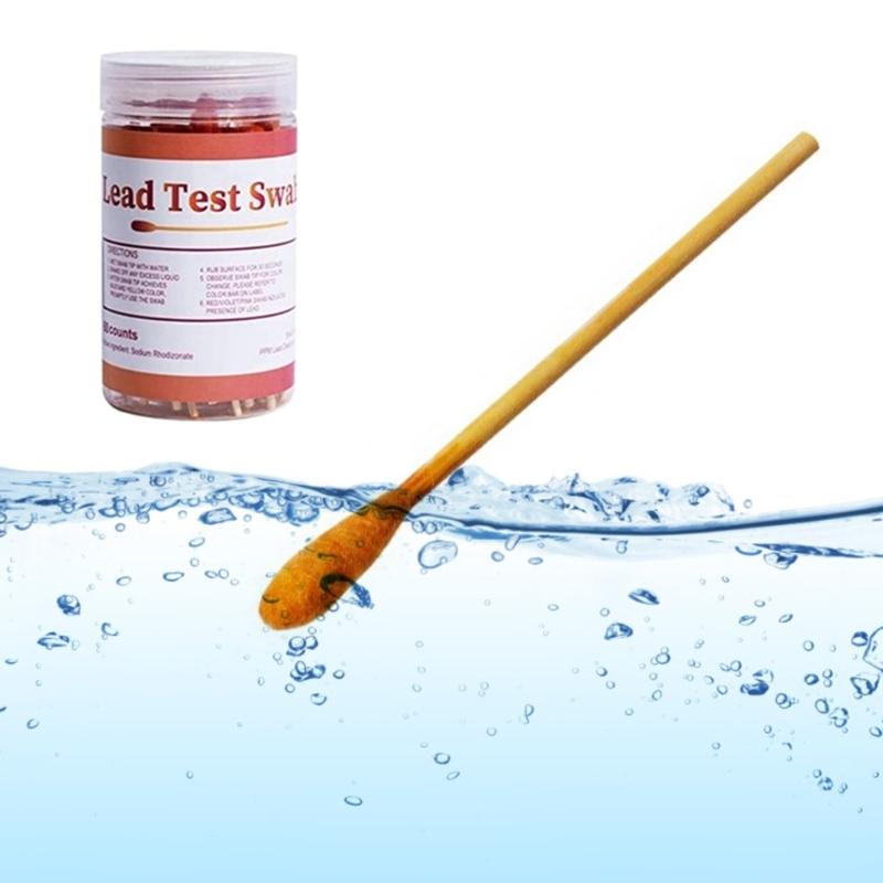 60Pcs Lead Test Swabs 30S Result Sensitive Rapid Home Lead Testing Swabs for Metal Toy Dishes Ceramics Jewelry