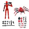 Multi-Jointed Movable Robot 3D Printed Mannequin Toy 13 Action Figure Full Body Movable Robot Toys Gifts For Children