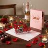 Romantic 3D Heart Tree Greeting Card Paper Sculpture Blessing Pop-Up Valentine's Day Cards with Envelope Elegant