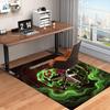 1PC Custom Name Green Poison Apple Theme Floor Mat Ideal for Living Room, Game Rooms, Office, Bedroom,Floor Mat Playful Design199