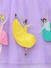 European Style Embroidered Princess Dresses for Girls - Knitted Cotton with Mesh Skirts for Small and Medium Children.