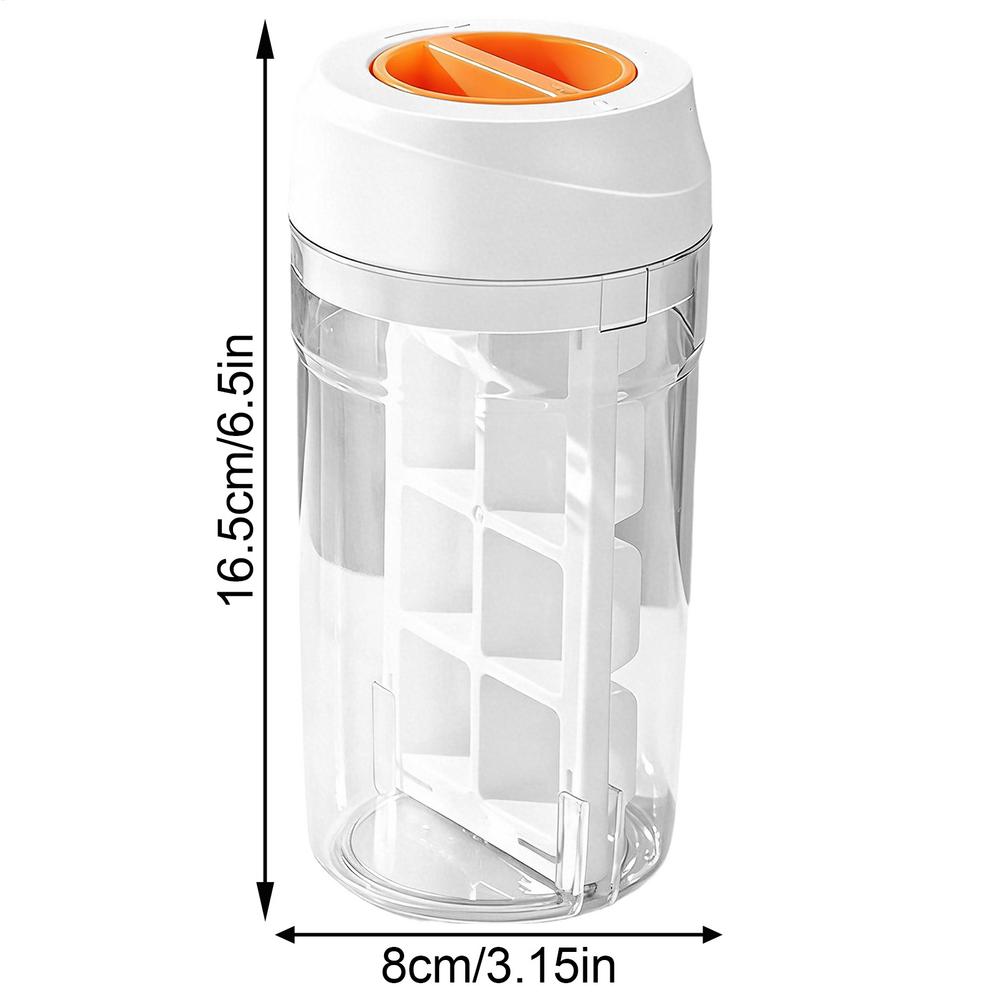 Ice Cubes Tray Cup 8 Grid Portable Ice Maker Large Capacity Storage Container For Freezer Cocktail Drink Summer Ice Maker Tools