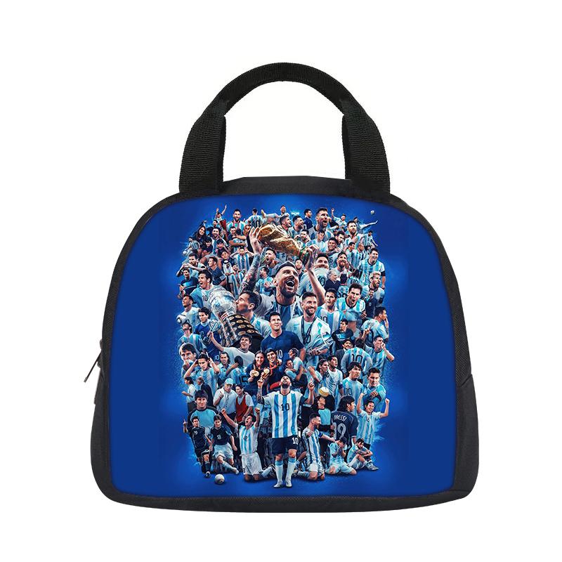 Pen Carrier Football Star Pupil Big Capacity School Supplies Zip Pencil Pouch Haaland Pattern Pen Case Makeup Bag