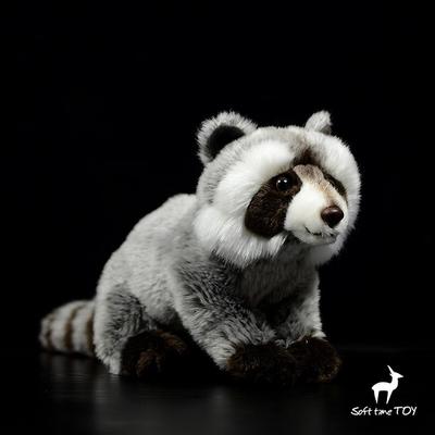 Simülasyon Amerikan Rakun Peluş Bebek Sevimli Rakun Bebek Simülasyon Hayvan Peluş Oyuncak Hediyeleri