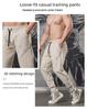 Men's Winter Casual Sports Pants: Loose-Fit, Velvet-Lined, Warm Trousers for Outdoor Running