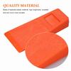 3Pcs 14cm Orange Plastic Felling Wedge Felled Chock Tree Cutting Wedge Spiked Wedge Woodcutting Tool