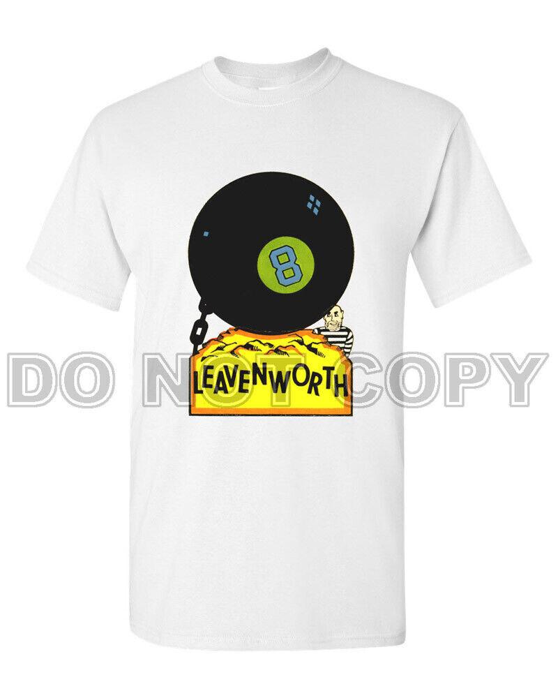 T Shirt 100% Cotton White Hot Rod Drag Race Leavenworth Prison Impko Decal XXL