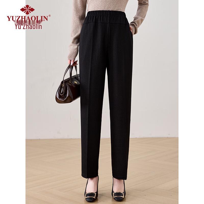YUZHAOLIN Women s Mid-Age Straight-Leg Casual Pants XXL