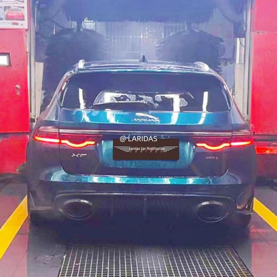 RS-Style Carbon Fiber Rear Diffuser for Jaguar XF 2016-2019