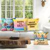 4pcs/set Summer Decoration Cushions Pillowcase Polyester Cushion Cover Throw Pillow Pillowcover Home Car Sofa Decor