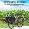 2pcs Large Capacity Bike Panniers Waterproof Bike Rear Rack Bag for Cycle Traveling Touring