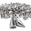 10/300PCS Metal Rivets Round Cone Spikes  Studs DIY Leather Handcraft Cool Punk Garment Nail DIY Shoes Clothing Accessories