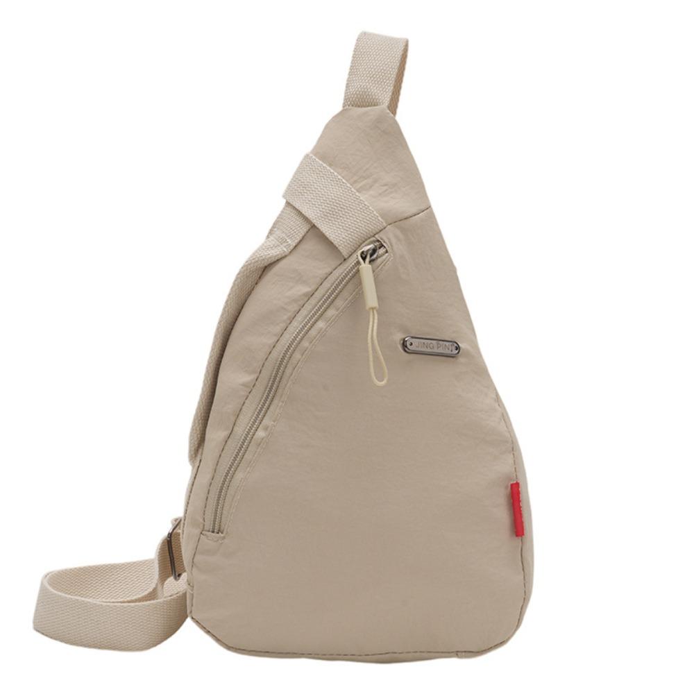 Brusttasche mit Reißverschluss für Herren, Retro-Umhängetasche, tragbare Nylon-Umhängetasche für Damen/Herren