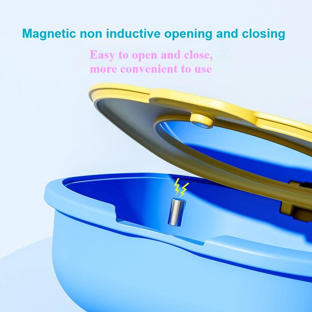 1 Stück Aufbewahrungsbox für unsichtbare Zahnspangen mit Spiegel, Halter-Zahnspangenbox, Kieferorthopädische Zahnspangenbox, Prothesen-Abtropf-Einweichbox