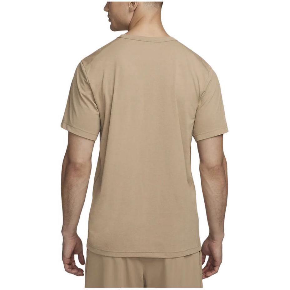 Nike Dri-FIT UV Hyverse Solid Crew Neck Quick-Dry Short-Sleeve T-Shirt Men Tops Khaki DV9840-247