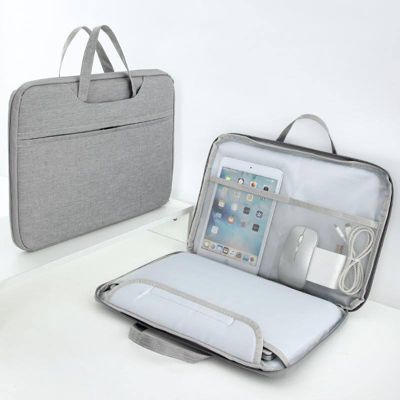 Bolsa para Laptop para Xiaomi Lenovo Dell HP Computador Notebook Capa Sleeve para Macbook Air Pro 11.6-15.6 Polegadas Bolsa com Alça