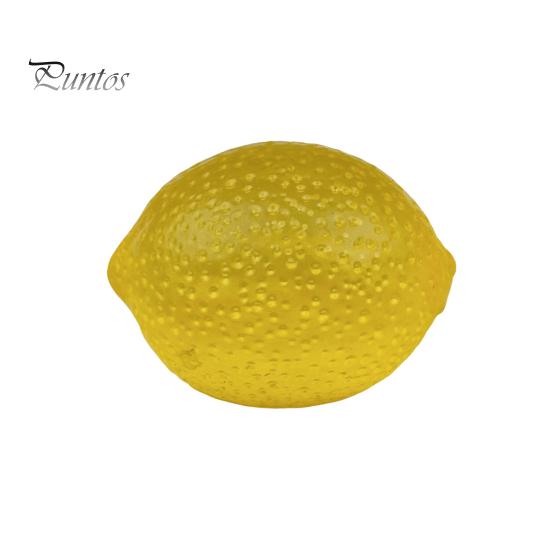 Transparent Lemon Toy Squeeze Toy, Stress Relief Jellyfish Ice Cream Reduction Soft Clear Cube Sensory for Kids Adults Reliever