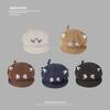 Autumn and Winter Hat Girl Fairy Tale Cat Three Dimensional Ear Cartoon Cute Sweet Girl Beret Two Dimensional Cos Octagonal Hat Man