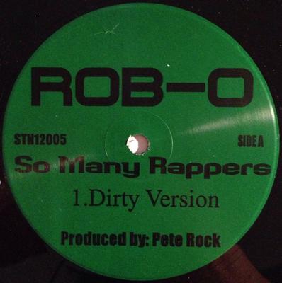 12inch Record ROB-O - So Many Rappers STN12005 ST. NICK ENTERT US Rap & Hip-Hop/R&B Used
