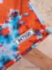 BKTSQD Men's Quick-Dry Splatter-Ink Mesh Basketball Shorts