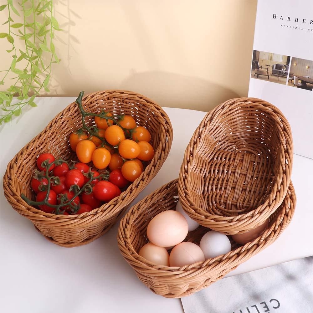 Plastic Storage Basket Creative Pastry Plate Desktop Ornament Desktop Clutter Box  Tabletop