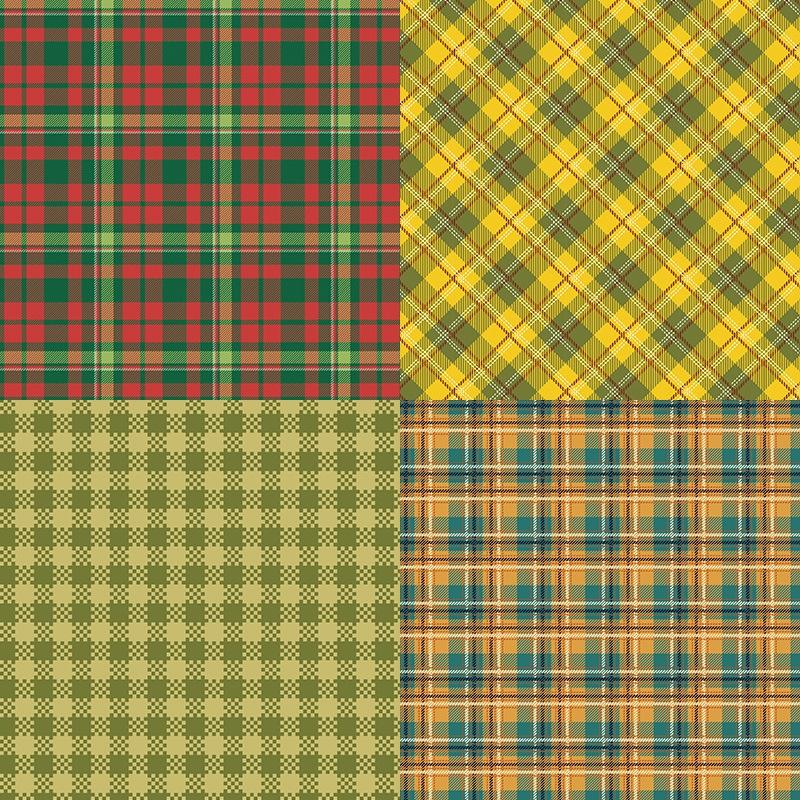 24 Sheets Plaid autumn Craft Paper Pads Cutting Dies Art Background Origami Scrapbooking Card Making 6*6inch