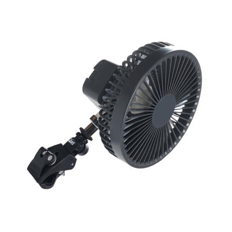 Tragbarer Clip-Ventilator Batteriebetrieben Kinderwagenventilator 5000mAh Kleiner Wiederaufladbarer Fa