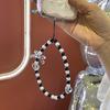 Stylish Floral Pearl Beaded Phone Lanyard for Women – Light Luxury, High-End Feel, Anti-Lost Chain
