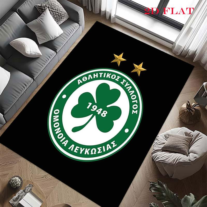 AC Omonia logo Carpet Rug for Living Room Bedroom Home Sofa Decoration,Kids play Nonslip Floor Mat