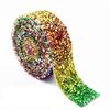 1 Yard Garment Accessories Multicolor Sewing Ribbon DIY Hot Fix Strass 1.5cm Rhinestones Appliques Tape Trim