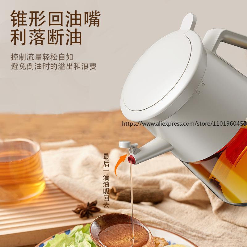 Lebensmittelechter Küchenölspender Set Tropffreie Flaschen Salzgefäße für Öl, Sojasauce Essig Gewürzaufbewahrung