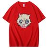 Japanese Anime Fashion Graphic T Shirts Hashibira Inosuke Wild Boar Headgear Harajuku Short Sleeve Tshirts Mens Clothes