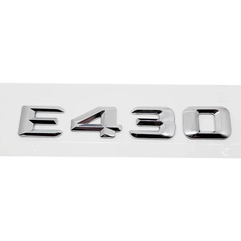 Car Rear Trunk Number Letter Sticker Tail Box Emblem Badge for Mercedes Benz E Class E300 E320 E350 E400 E420 E430 E500 E550 ooo1